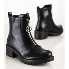 Lucky Shoes Muncitori ocazionali pe un glisor negru 1