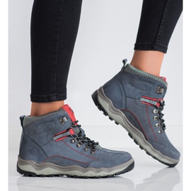 New Age Încălțăminte de trekking confortabilă albastru 1