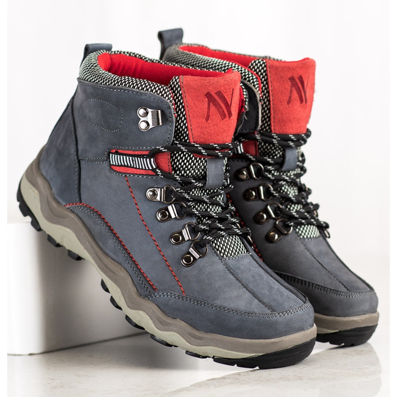 New Age Încălțăminte de trekking confortabilă albastru 2