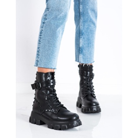 Erynn Muncitori cu știfturi negre negru 2