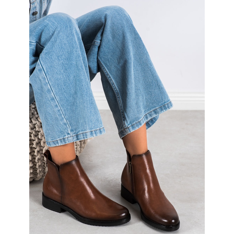 Ghete clasice VINCEZA maro 1