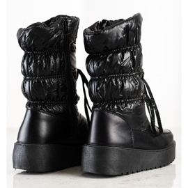 S. BARSKI Stylowe Śniegowce S.BARSKI negru 1