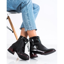 S. BARSKI Cizme elegante cu fermoar S.BARSKI negru 2