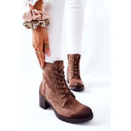 Vinceza Cizme de damă pe toc Piele de căprioară caldă Bej Dunaff maro 1 Vinceza Cizme de damă pe toc Piele de căprioară caldă Bej Dunaff maro 1