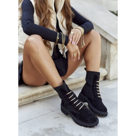 PM1 Cizme de damă Workers Slip Black Maxine negru 1