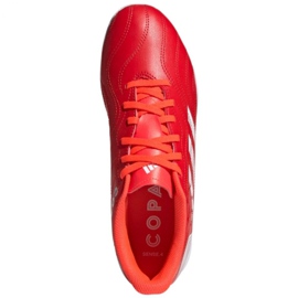 Ghete de fotbal Adidas Copa Sense.4 In M FY6181 roșu portocale si rosii 1
