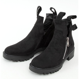 Ghete negre decupate decupate SP150 Negru 1