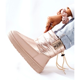 Cizme de zăpadă pentru femei Big Star II274121 Bej 2