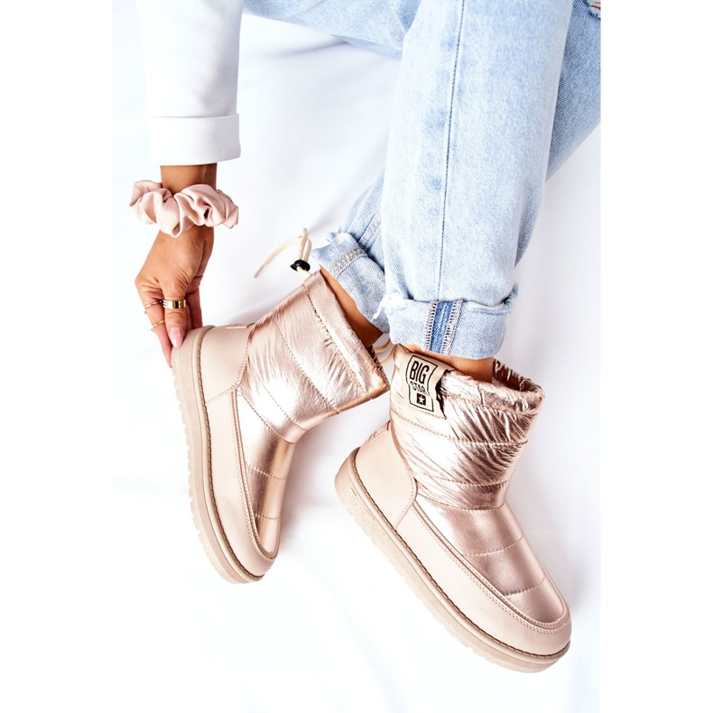 Cizme de zăpadă pentru femei Big Star II274121 Bej 1