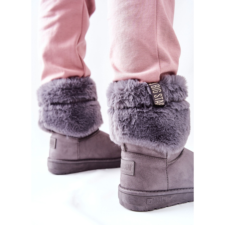 Cizme de zăpadă pentru femei Big Star II274128 Gri 1 Cizme de zăpadă pentru femei Big Star II274128 Gri 1