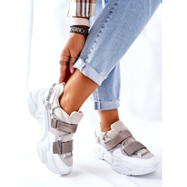 NAVY DOT Încălțăminte sport pentru femei Adidași Argintiu Katerini 1