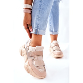 NAVY DOT Încălțăminte sport pentru femei Adidași Bej Katerini 1