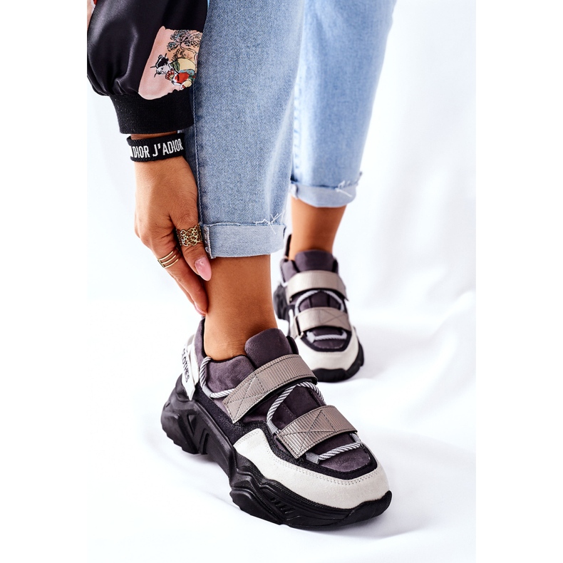 Încălțăminte sport pentru femei Adidași negri Katerini negru 1