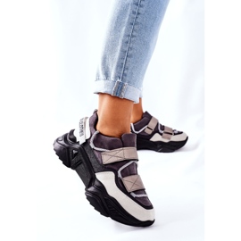 Încălțăminte sport pentru femei Adidași negri Katerini negru 2