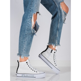 Adidași pentru femei Big Star II274014 alb 1