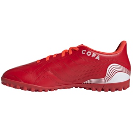 Ghete de fotbal Adidas Copa Sense.4 Tf M FY6179 roșu portocale si rosii 1