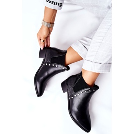 PG1 Cizme de damă Cizme Jodhpur Black Barretos negru 2