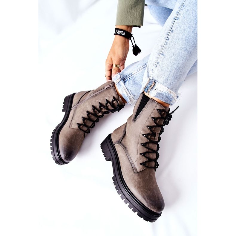 Cizme Lucrători Încălzite Sergio Leone Gri TR756 1