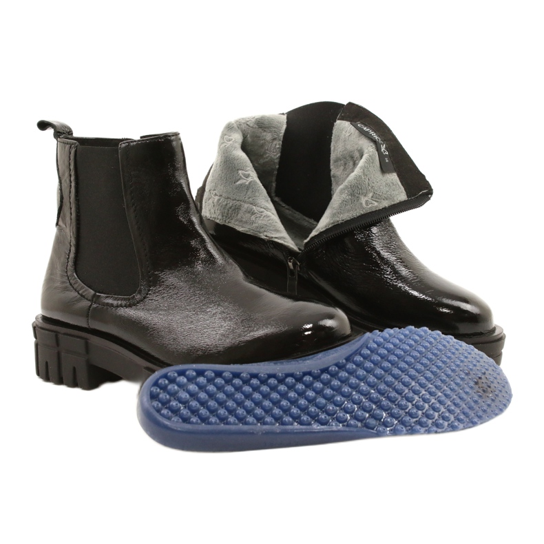 Cizme pentru femei negre Varnished Caprice 9-25461-27 017 negru 6 Cizme pentru femei negre Varnished Caprice 9-25461-27 017 negru 6