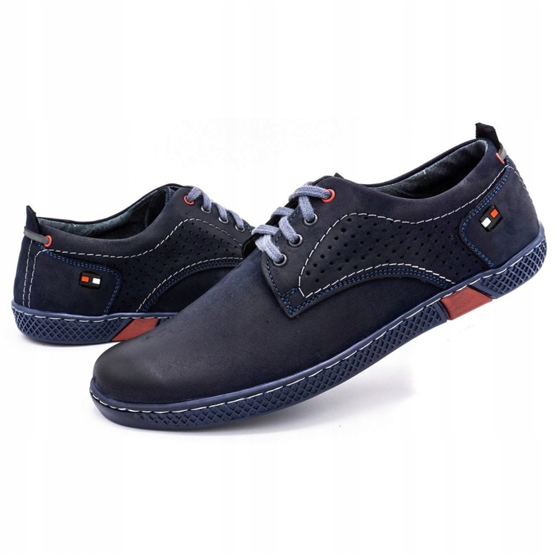 Antex Pantofi casual bărbați 302 bleumarin albastru 4 Antex Pantofi casual bărbați 302 bleumarin albastru 4