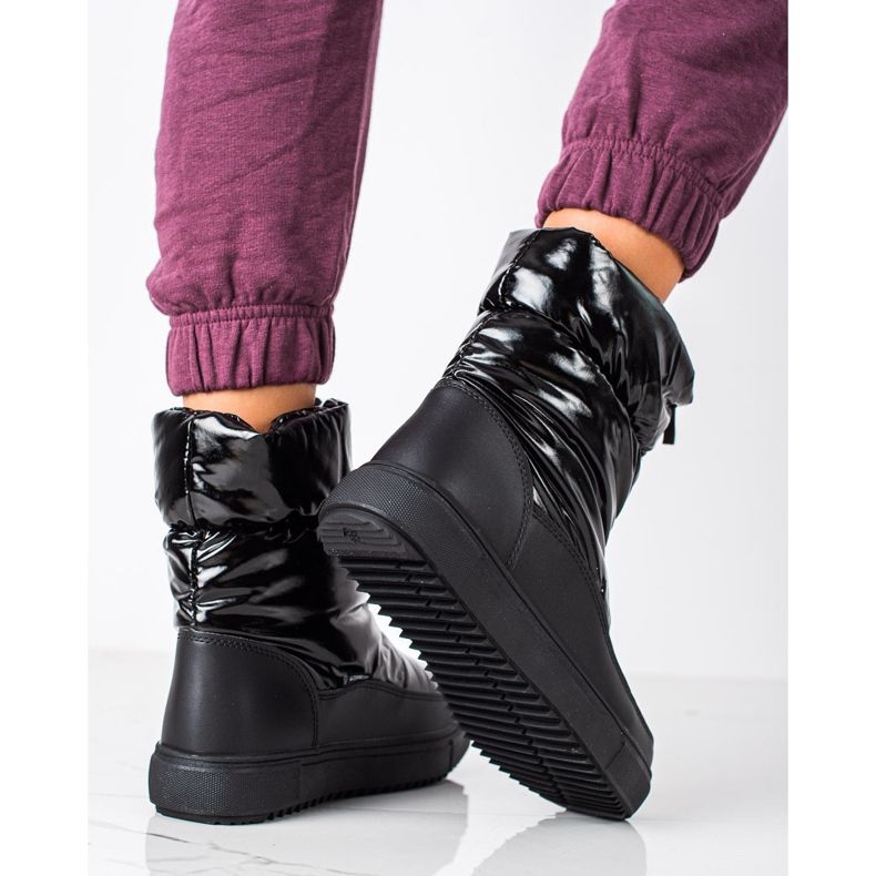 S. BARSKI Czarne Śniegowce S.BARSKI negru 1