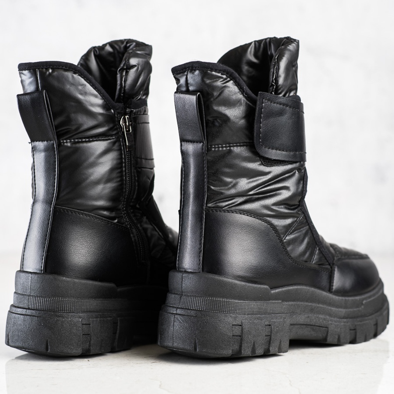 Seastar Ghete de zăpadă cu velcro negru 1 Seastar Ghete de zăpadă cu velcro negru 1