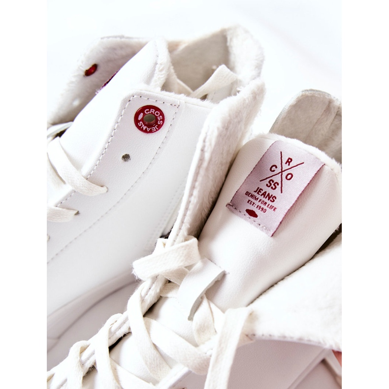 Adidași pentru femei Cross Jeans High White II2R4010C alb 1