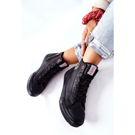 Adidași izolate pentru femei Cross Jeans High Black II2R4009C negru 2