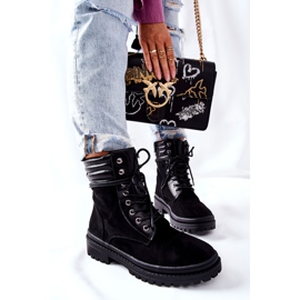 PG1 Cizme Femei Suede Negru Deliopis 2