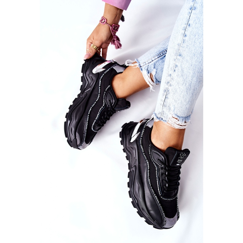 Încălțăminte sport pentru femei Cross Jeans II2R4018C Negru 1