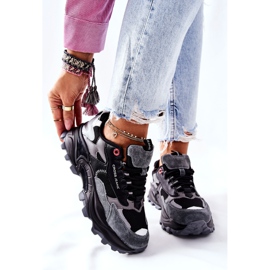 Pantofi sport pentru femei Cross Jeans Black Grey II2R4019C negru gri 1