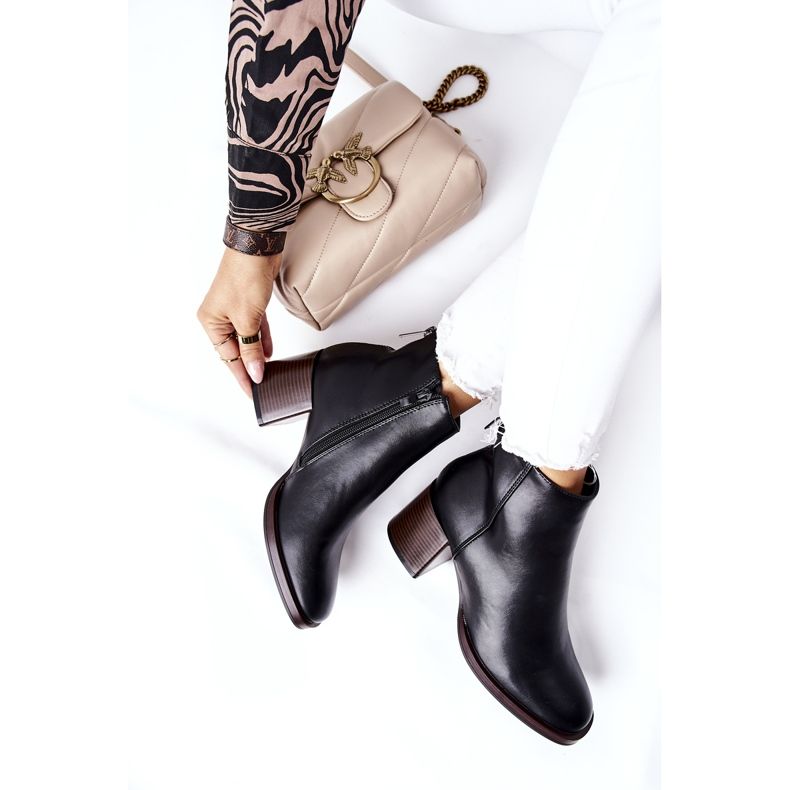 Cizme Sergio Leone pe o bară BT545 Negru 1