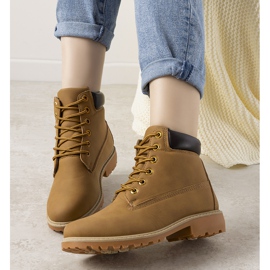 Cizme de drumeție Albracca pentru femei Camel maro 1