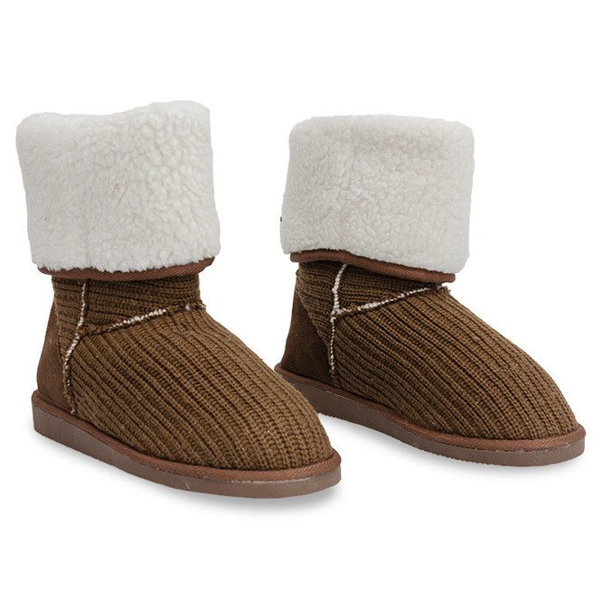 Cizme calde Eskimo 7715 Camel maro 2