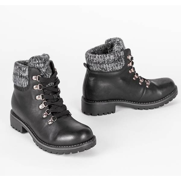 Genți negre cu inserție țesută Ally negru 1