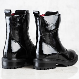 Erynn Lucrători lacuiți pe glisor negru 1