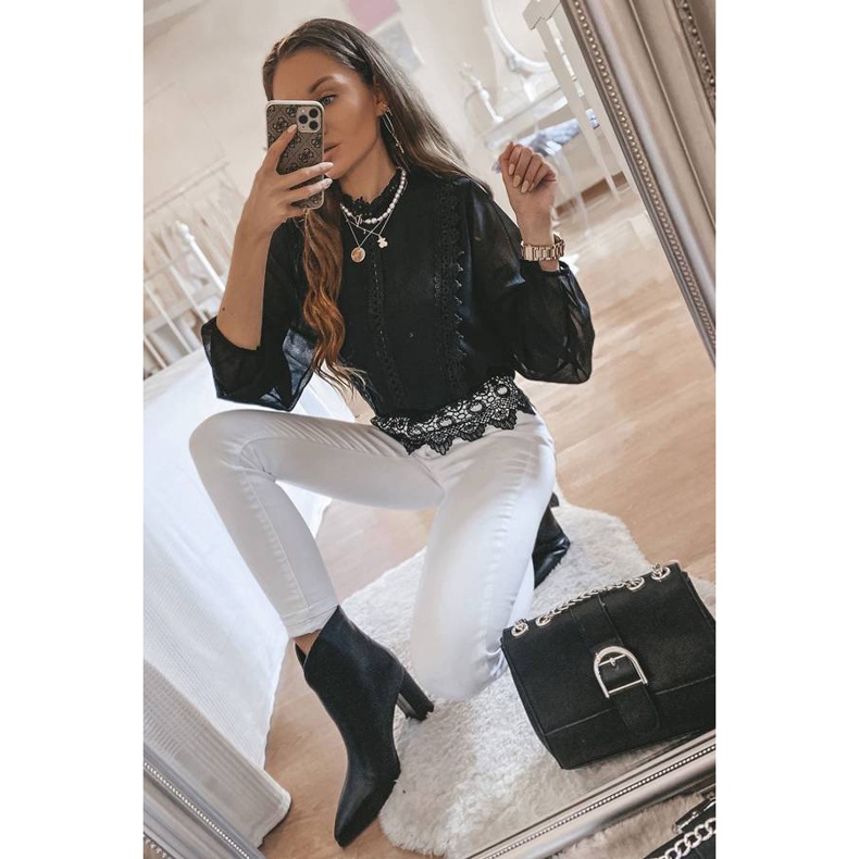 Cizme negre clasice pe post Melanie negru 2