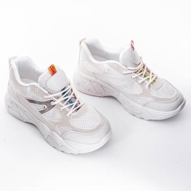 Adidași bej cu talpă groasă Alice alb 1 Adidași bej cu talpă groasă Alice alb 1