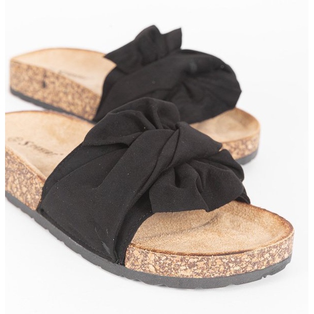 Papuci negri cu arc de plăcere Step Of Pleasure negru 1