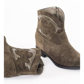 Botine verzi Ana verde 1