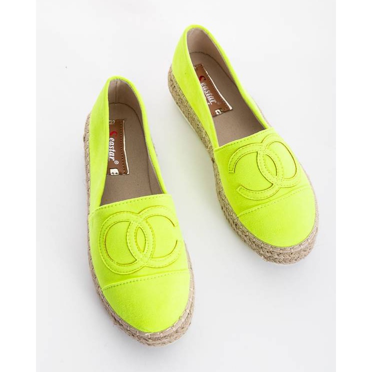 Espadrile Pretty Woman verde neon 1