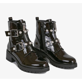 Lucrători Issa negri strălucitori negru 1