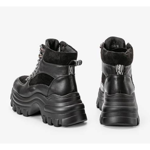 Adidași negri pe platforma Big City Girl negru 2