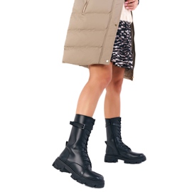 Cizme înalte pentru femei Sergio Leone TR745 Negru 8