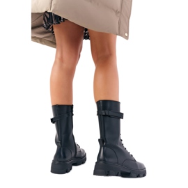 Cizme înalte pentru femei Sergio Leone TR745 Negru 10