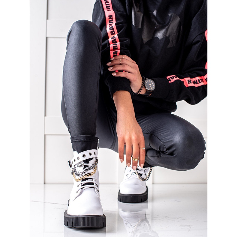 Seastar Muncitori cu lanțuri de modă alb 1