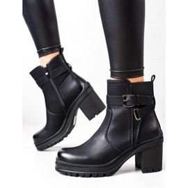 Renda Cizme casual cu platformă negru 1