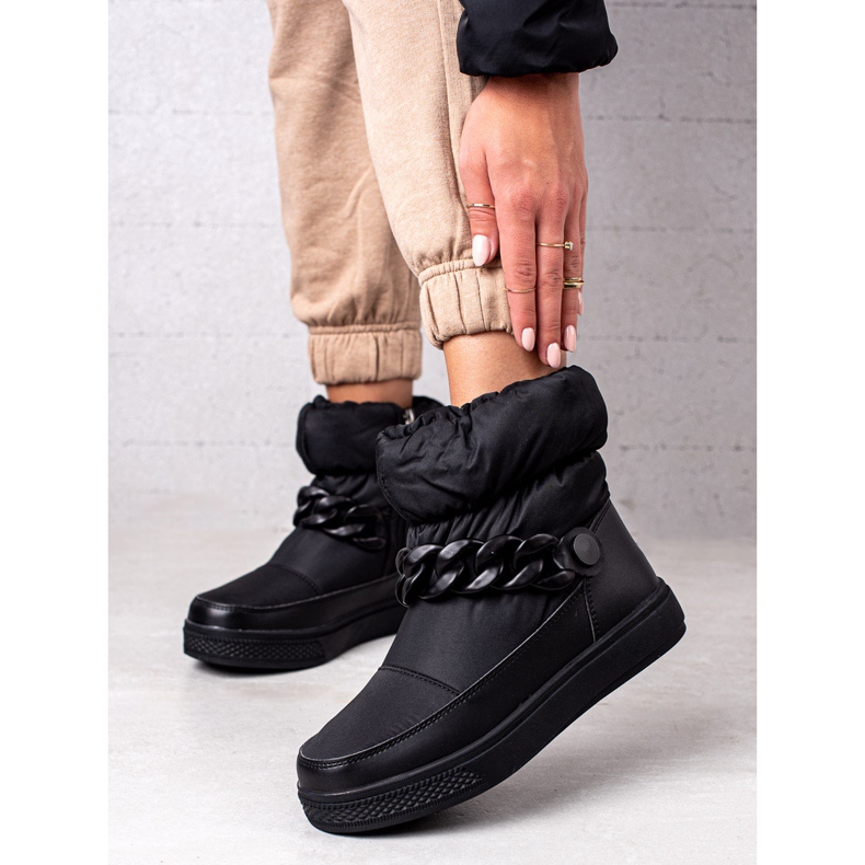 S. BARSKI Ghete de zăpadă cu lanț S.BARSKI negru 1