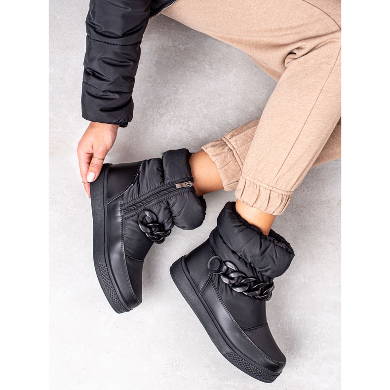 S. BARSKI Ghete de zăpadă cu lanț S.BARSKI negru 2