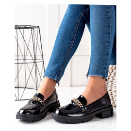 Goodin Mocasini de modă negri negru 2
